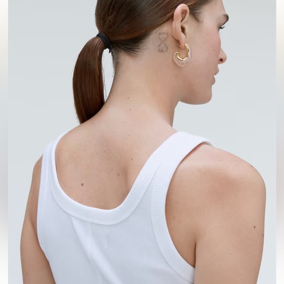 NW0T 🤍 Everlane The Ribbed Tank Dress in Size Small. Organic Cotton. - Picture 4 of 12